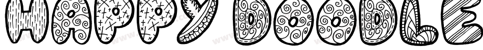 HAPPY DOODLE字体转换